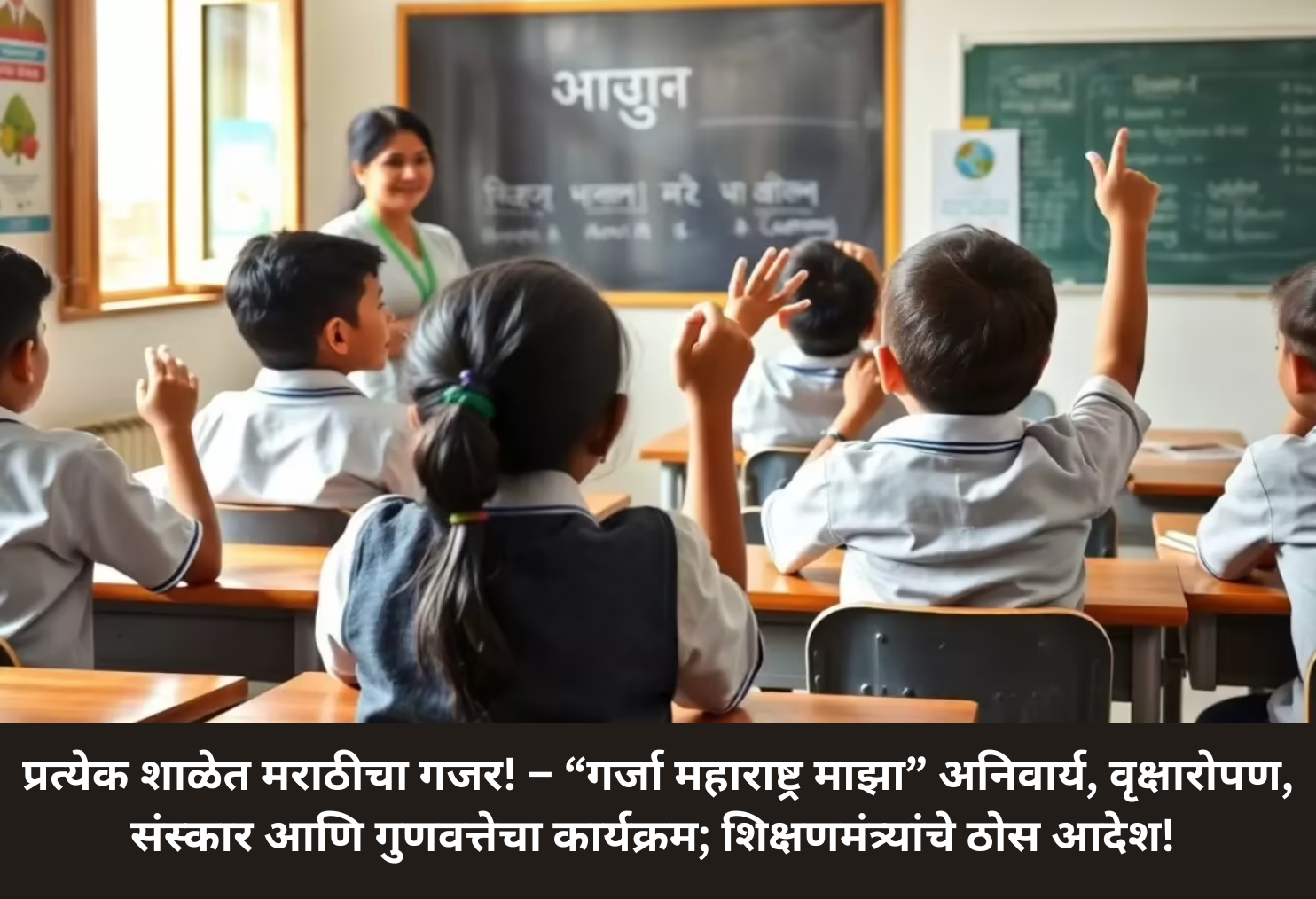 Marathi Mandatory in Schools, State Song Compulsory!