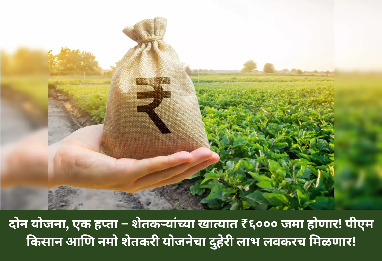 Farmers to Get Direct ₹6000 Benefit!